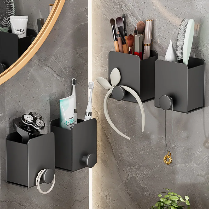 YCRAYS Grey No Drilling Bathroom Shelf For Shampoo Cosmetics With Robe Hook Hanger Toiletries Accessories Corner Storage Rack
YCRAYS Grey No Drilling Bathroom Shelf For Shampoo Cosmetics With Robe Hook Hanger Toiletries Accessories Corner Storage Rack