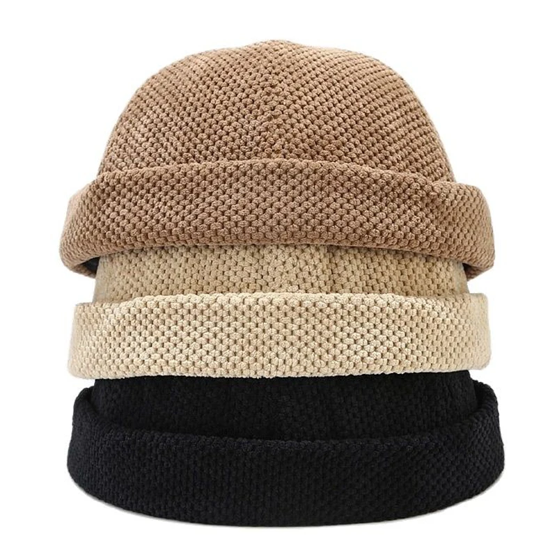 Spring Autumn Docker Cap For Women Street Brimless Sailor Hat Men Solid Landlord Cap No Brim Hip Hop Skull Beanie Wrap Head Hats
Spring Autumn Docker Cap For Women Street Brimless Sailor Hat Men Solid Landlord Cap No Brim Hip Hop Skull Beanie Wrap Head Hats
