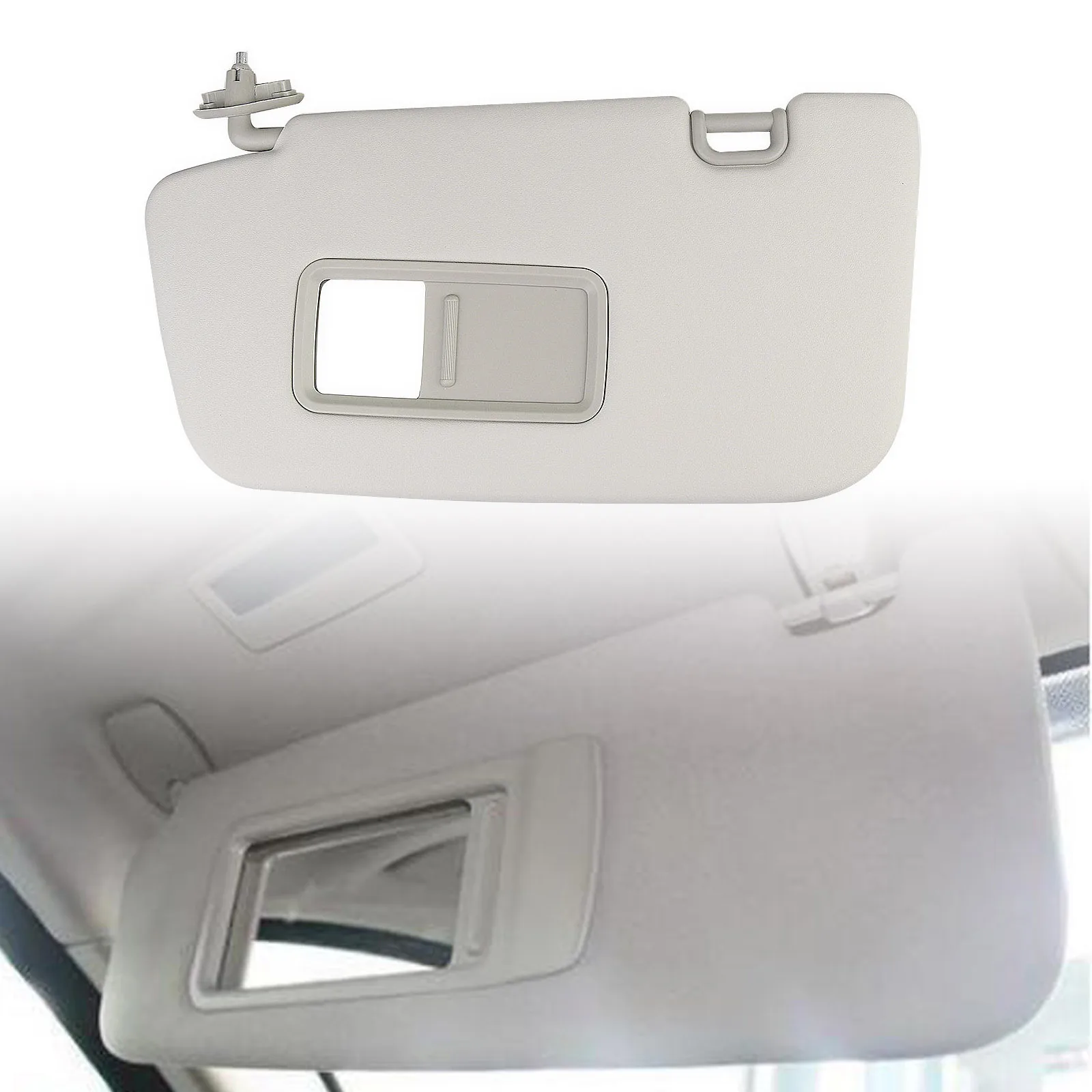 

Gray Car Left Driver Sun Visor Car Front Window Cover Shield Shade Blind For Subaru Impreza WRX STI 2008-2014 92011FG032ME