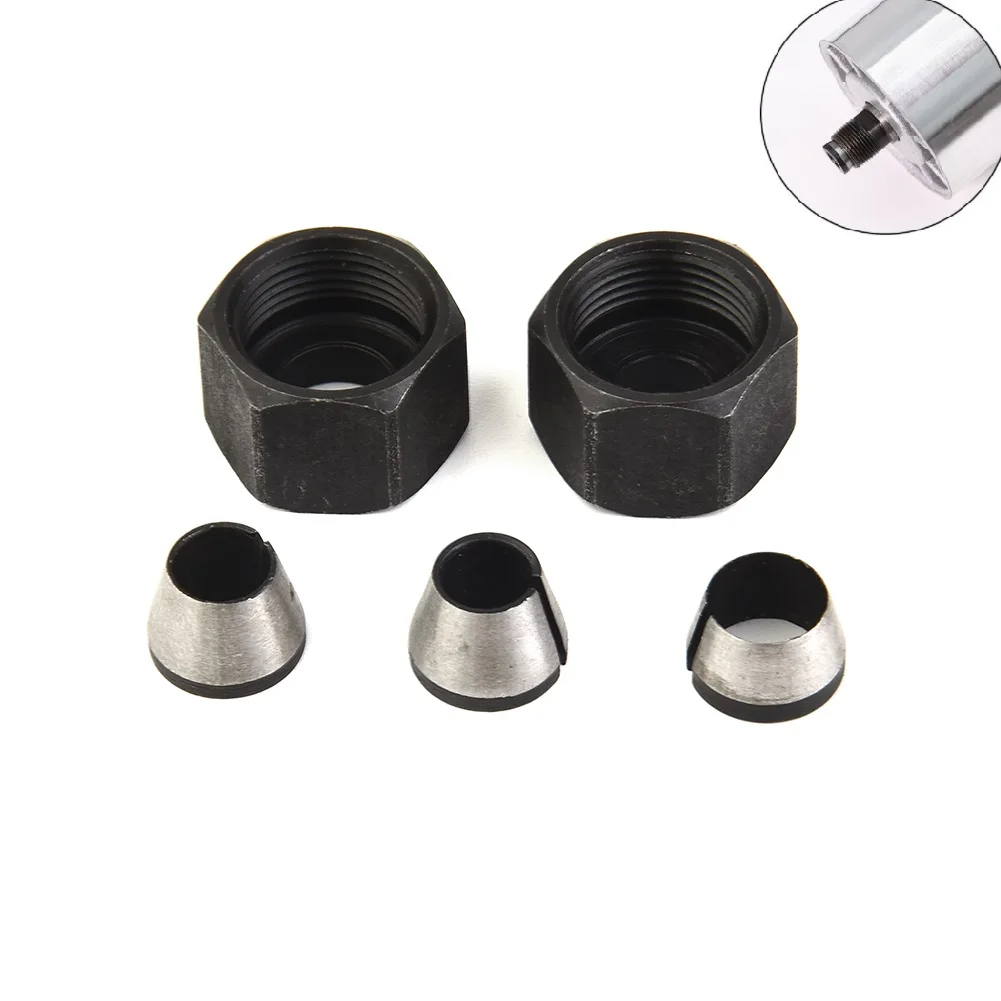 5pcs/Set 6/6.35/8mm Collet Chuck Router Bit With Nut Engraving Trimming Machine Electric Router Adapter Engraving Milling Cutter
5pcs/Set 6/6.35/8mm Collet Chuck Router Bit With Nut Engraving Trimming Machine Electric Router Adapter Engraving Milling Cutter