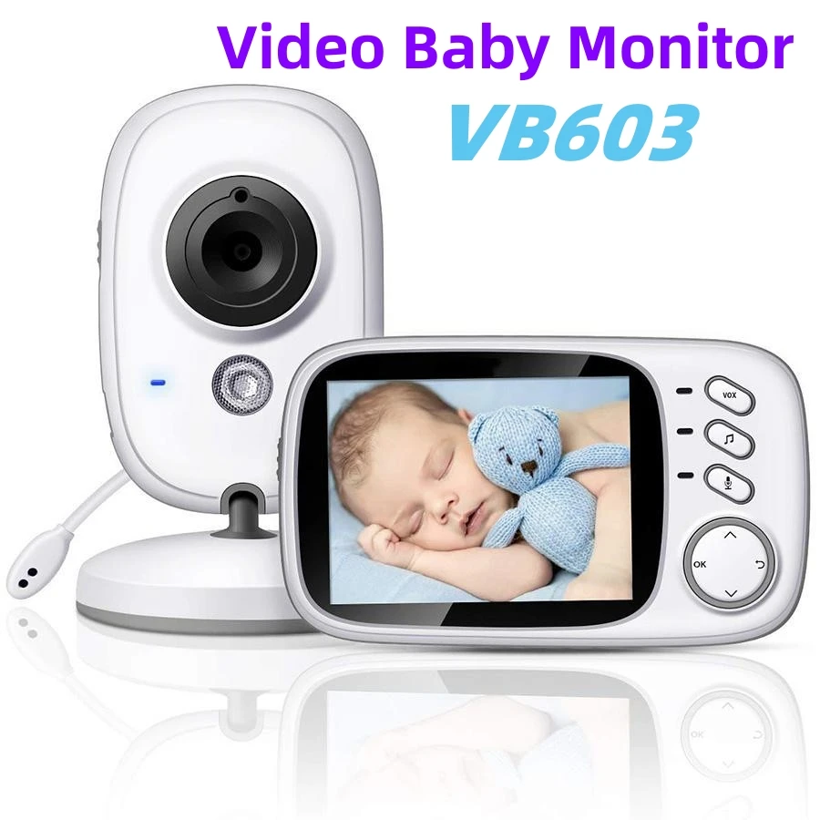 VB603 Video Baby Monitor 2.4G Wireless With 3.2 Inches LCD 2 Way Audio Talk Night Vision Surveillance Security Camera Caretaker
VB603 Video Baby Monitor 2.4G Wireless With 3.2 Inches LCD 2 Way Audio Talk Night Vision Surveillance Security Camera Caretaker