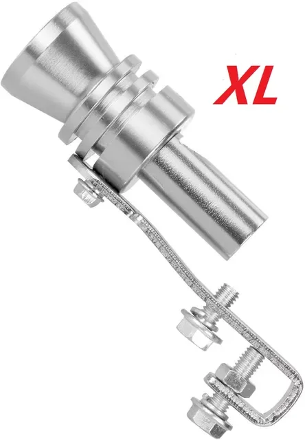 S/M/L/XL Motorbike Car Exhaust Fake Turbo Whistle Pipe Sound Muffler Blow Off Valve Universal Simulator Whistler Silver
S/M/L/XL Motorbike Car Exhaust Fake Turbo Whistle Pipe Sound Muffler Blow Off Valve Universal Simulator Whistler Silver