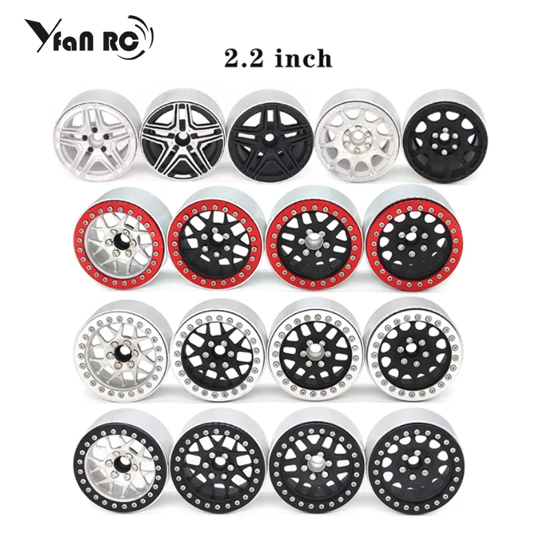 4pcs Aluminum Alloy Beadlock 2.2" Wheel Rim Hub for 1/10 RC Crawler Axial Wraith SCX10 II 90046 TRX-4 TRX6 Car Accessories L49
4pcs Aluminum Alloy Beadlock 2.2" Wheel Rim Hub for 1/10 RC Crawler Axial Wraith SCX10 II 90046 TRX-4 TRX6 Car Accessories L49