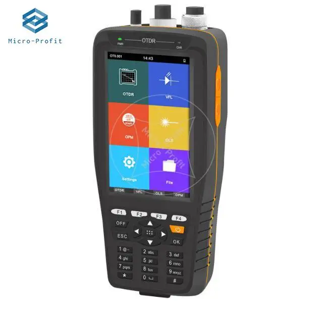 

TM290 Touch Screen Smart Mini OTDR 1310 1550nm with Built-in VFL OPM OLS OTDR Optical Time Domain Reflectometer Free shipping