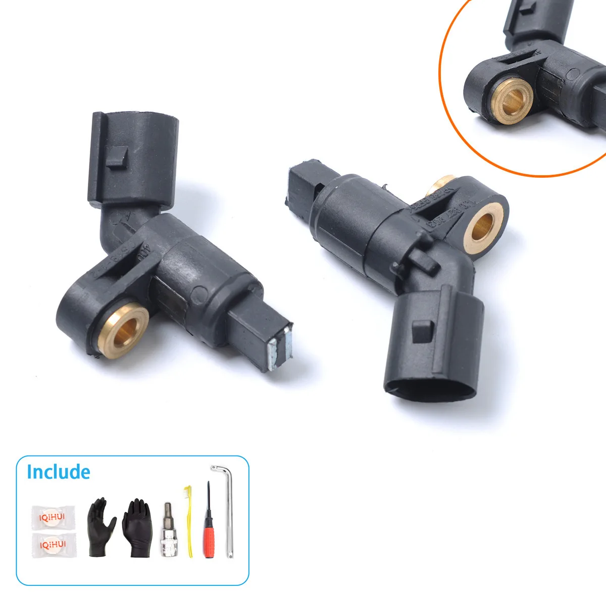 2pcs Universal Car Accessories Front Wheel Tire ABS Sensor For TT A3 Beetle Bora Golf Auto Parts Speed Sensor OEM 1J0927803/804
2pcs Universal Car Accessories Front Wheel Tire ABS Sensor For TT A3 Beetle Bora Golf Auto Parts Speed Sensor OEM 1J0927803/804