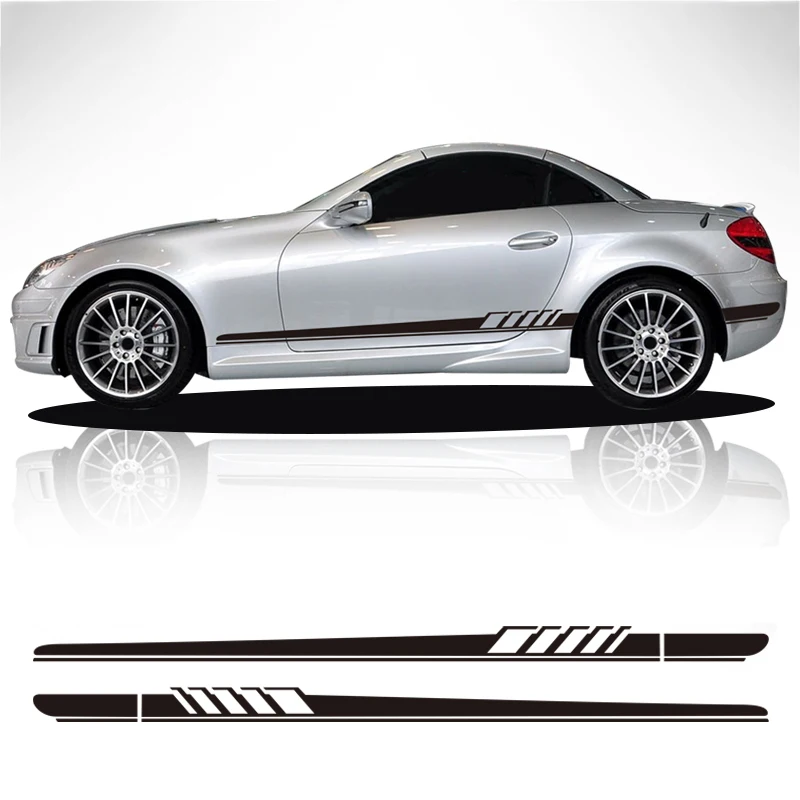 2PCS Car Door Side Skirt Stripe Stickers Vinyl Decal Accessories For Mercedes Benz SLK Class R170 R171 R172 SLK55 AMG SLK200 250
2PCS Car Door Side Skirt Stripe Stickers Vinyl Decal Accessories For Mercedes Benz SLK Class R170 R171 R172 SLK55 AMG SLK200 250