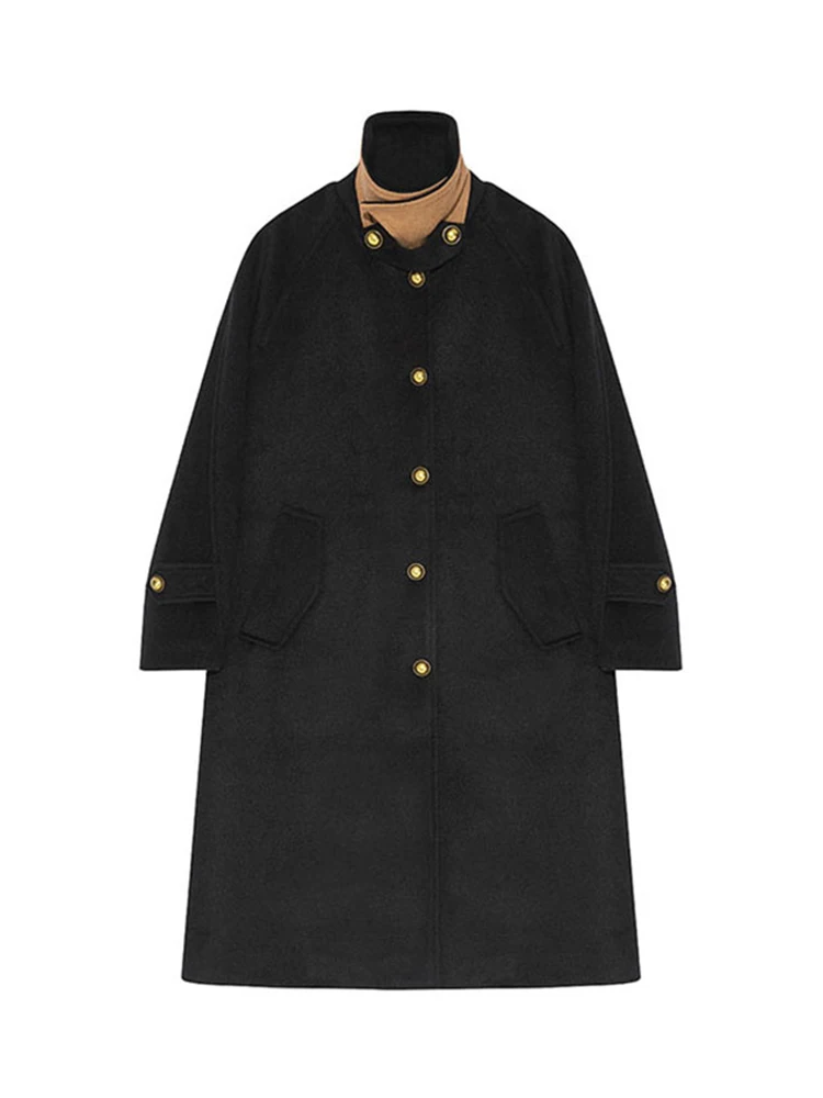 Women Wool Blends Coats Long Elegant Single Breasted Outer Female Leisure Slim Winter New Outwear High Quality Overcoats Chic
Women Wool Blends Coats Long Elegant Single Breasted Outer Female Leisure Slim Winter New Outwear High Quality Overcoats Chic