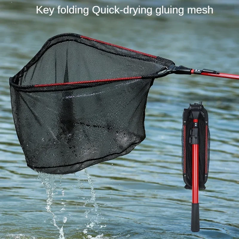 Portable Fishing Net Telescopic Fishing Landing Net Floating Nylon Material Fishing Mesh
Portable Fishing Net Telescopic Fishing Landing Net Floating Nylon Material Fishing Mesh