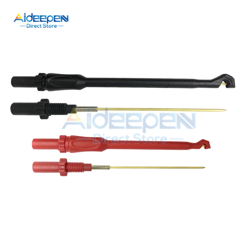 165mm 190mm P30036 Safety Non-Destructive Wire-Piercing Probes With 4mm Jack Puncture Probe Multimeter Automotive Test Hook Tool
165mm 190mm P30036 Safety Non-Destructive Wire-Piercing Probes With 4mm Jack Puncture Probe Multimeter Automotive Test Hook Tool