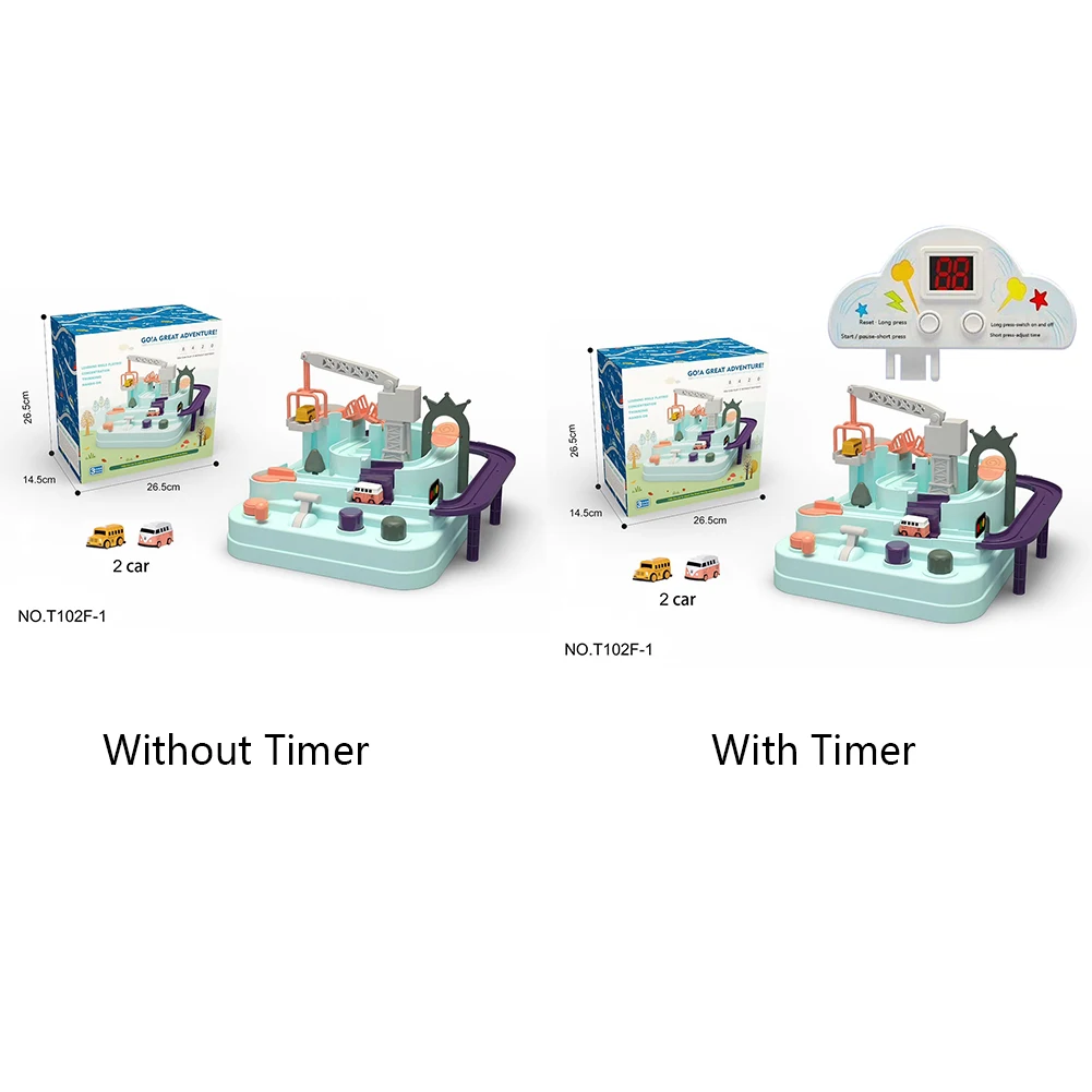 Plastic Interactive Car Adventure Toys Kit Games Manual With Timer Educational Early Learning Inertial Vehicle Kids Train Track
Plastic Interactive Car Adventure Toys Kit Games Manual With Timer Educational Early Learning Inertial Vehicle Kids Train Track