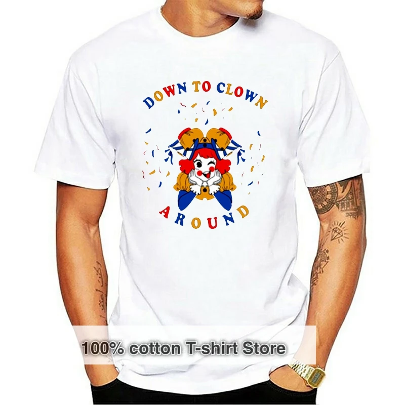 Circus T Shirts Jester Down To Clown Funny Tops EU Size Streetwear Crew Neck Digital Print Cute Tshirts For Men
Circus T Shirts Jester Down To Clown Funny Tops EU Size Streetwear Crew Neck Digital Print Cute Tshirts For Men