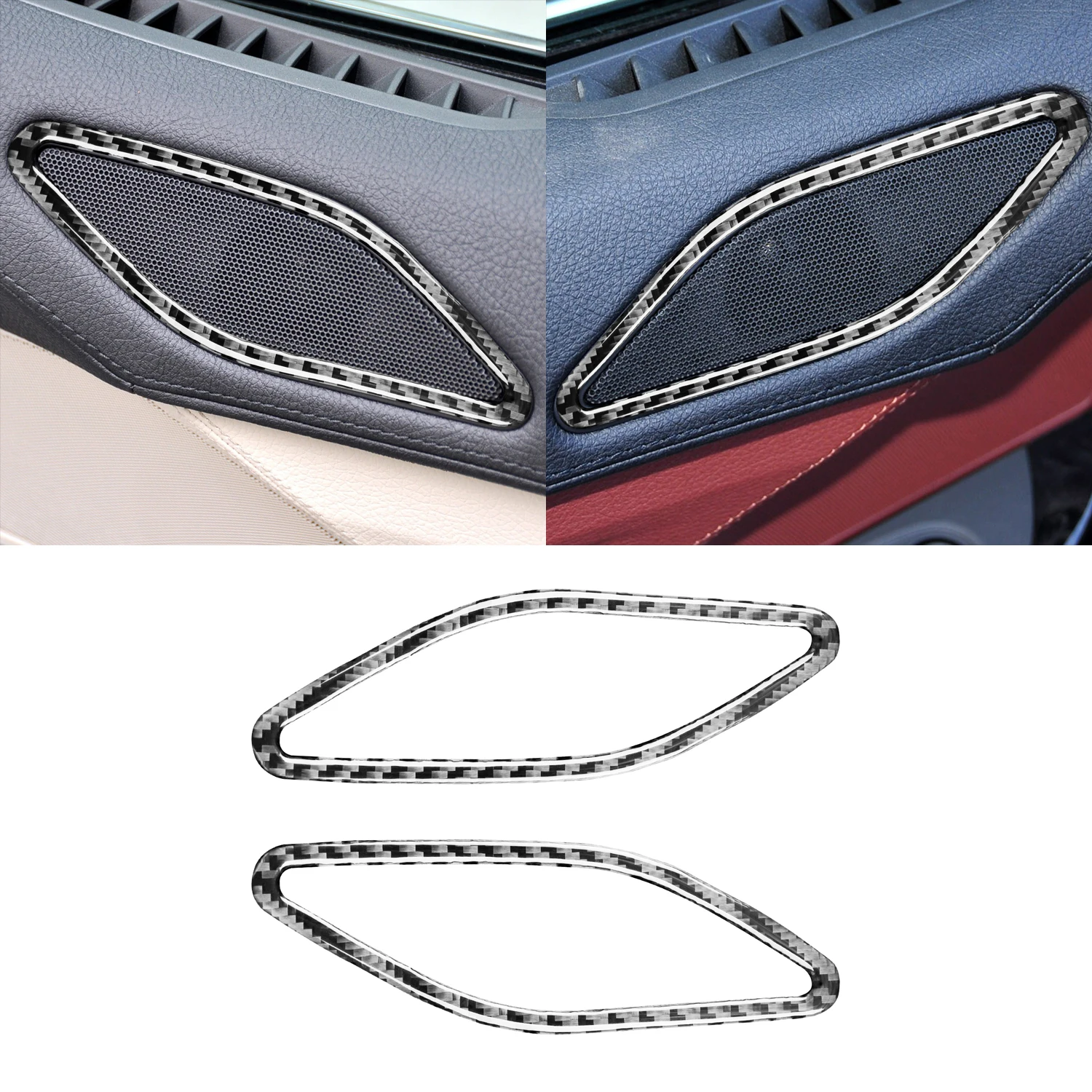 For BMW 6 Series M6 F12 F13 F06 2011-2018 M Sport Real Carbon Fiber Stickers Door Horn Cover Car Interior Styling Accessories
For BMW 6 Series M6 F12 F13 F06 2011-2018 M Sport Real Carbon Fiber Stickers Door Horn Cover Car Interior Styling Accessories