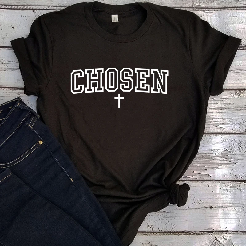 Chosen Shirt Jesus Graphic T Shirts Gothic Christian T Shirt Women Faith Clothing Harajuku Christian T-Shirt Christian Gift M
Chosen Shirt Jesus Graphic T Shirts Gothic Christian T Shirt Women Faith Clothing Harajuku Christian T-Shirt Christian Gift M