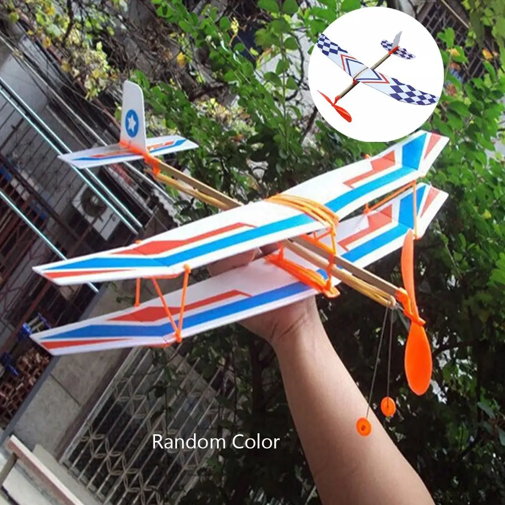 best gift Novelty Plastic DIY Foam Aircraft Powered Flying Glider Elastic Rubber Airplane Assembly Plane Model
best gift Novelty Plastic DIY Foam Aircraft Powered Flying Glider Elastic Rubber Airplane Assembly Plane Model