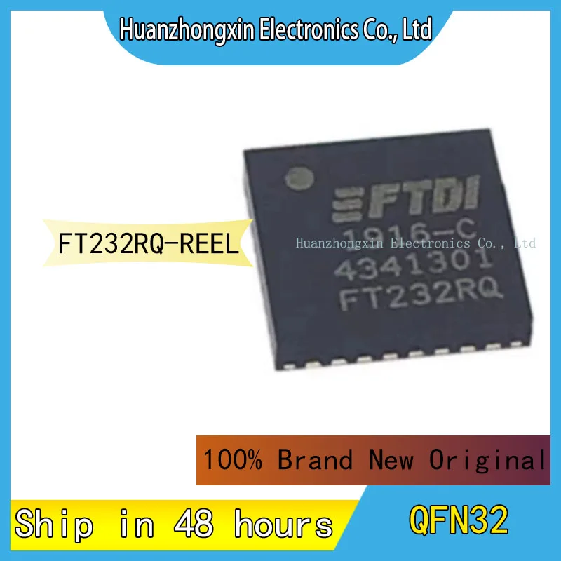 FT232RQ-REEL QFN32 100% Brand New Original Chip Integrated Circuit Microcontroller
FT232RQ-REEL QFN32 100% Brand New Original Chip Integrated Circuit Microcontroller