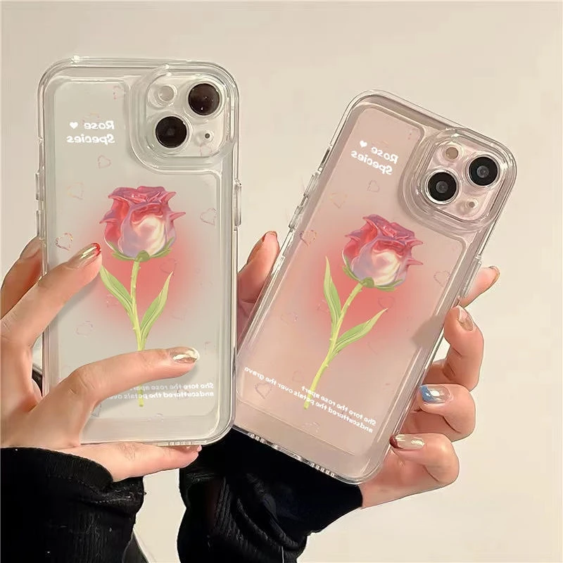 Pink Rose Soft Glue Niche Phone Case Suitable for IPhone14 13promax 11 7p 8 6 12 Xs Xr Soft Phone Case Transparent and Beautiful
Pink Rose Soft Glue Niche Phone Case Suitable for IPhone14 13promax 11 7p 8 6 12 Xs Xr Soft Phone Case Transparent and Beautiful