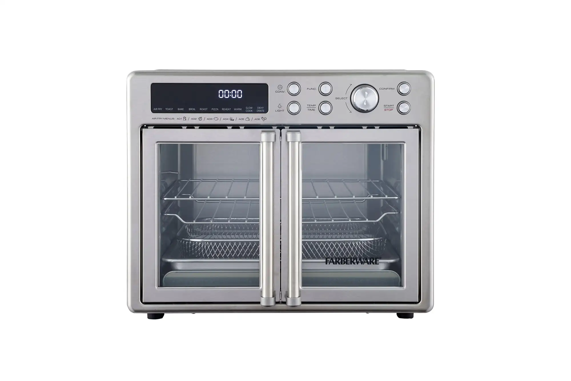 Brand 25L 6-Slice Toaster Oven with Air Fry, French Door, FW12-100024316 free shipping
Brand 25L 6-Slice Toaster Oven with Air Fry, French Door, FW12-100024316 free shipping