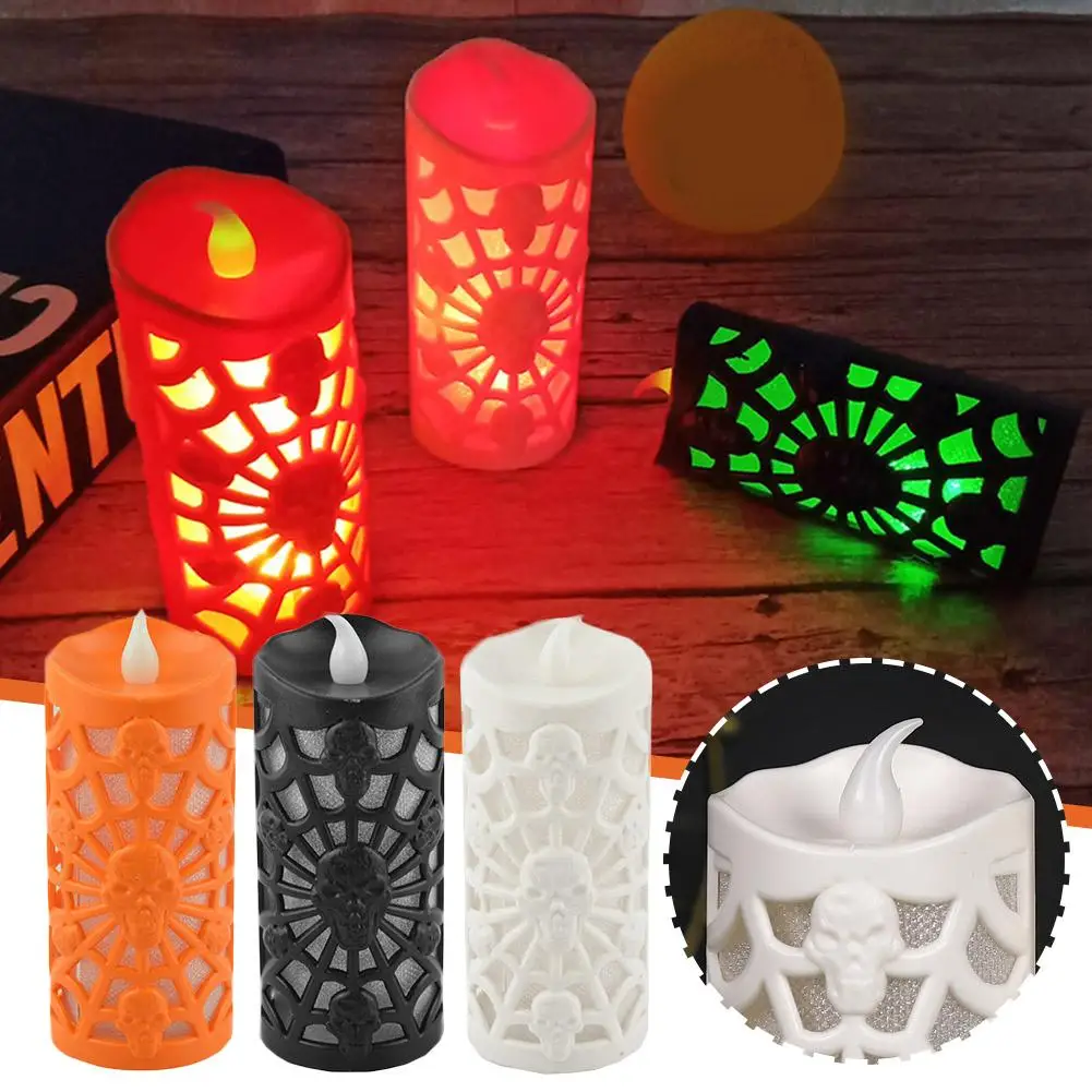 Halloween Candle Light LED Candlestick Lamp Ornaments Colorful Light Happy Candle Decoration Party Pumpkin Props Props Hall E4K6
Halloween Candle Light LED Candlestick Lamp Ornaments Colorful Light Happy Candle Decoration Party Pumpkin Props Props Hall E4K6