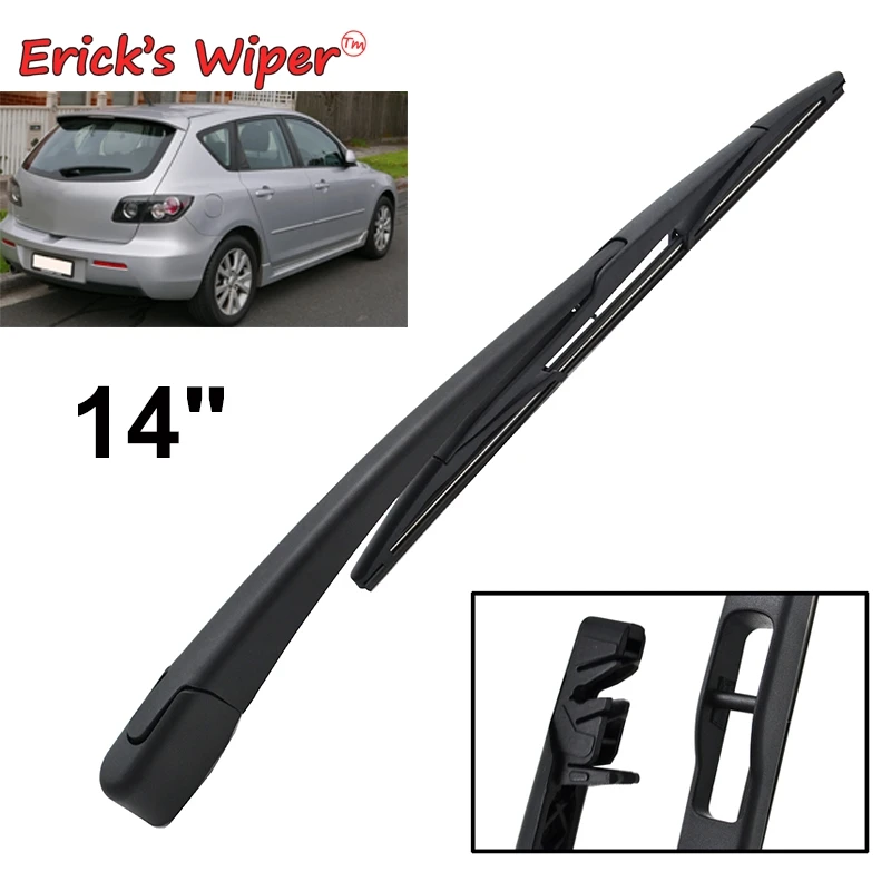 Комплект щетки стеклоочистителя Erick's 14 дюймов для Mazda 3 BK Hatchback 2003 - 2009
Комплект щетки стеклоочистителя Erick's 14 дюймов для Mazda 3 BK Hatchback 2003 - 2009