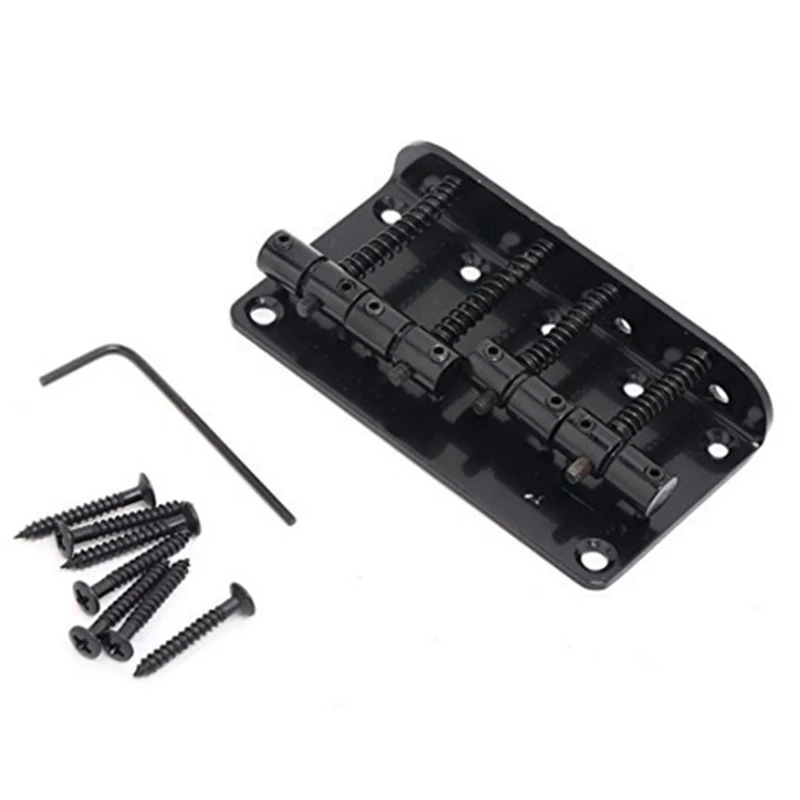 4 String Vintage Style Bass Hardtail Bridge for Precision Jazz Bass Top Load Upgrade,Black
4 String Vintage Style Bass Hardtail Bridge for Precision Jazz Bass Top Load Upgrade,Black