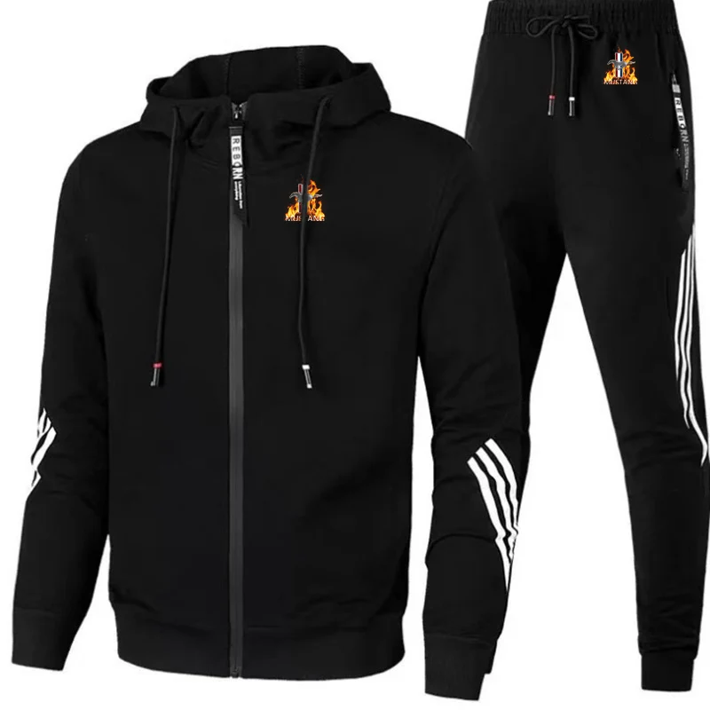 Mustang Printed Men Casual Set Hooded Spring Autumn New Sportswear Hoodies+Pants 2PCS Sets Solid Hip Hop Street Loose Tracksuits
Mustang Printed Men Casual Set Hooded Spring Autumn New Sportswear Hoodies+Pants 2PCS Sets Solid Hip Hop Street Loose Tracksuits