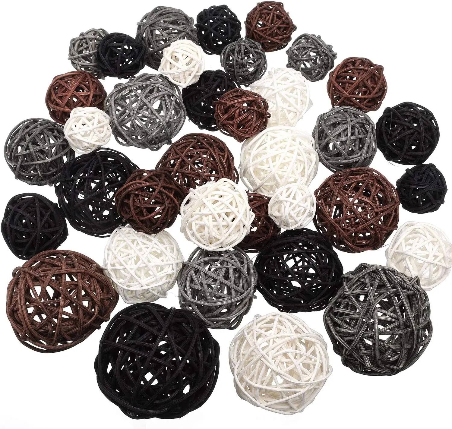 Multi Colors Wicker Rattan Balls, Garden, Wedding, Party Decorative Crafts, Vase Fillers, Rabbits, Parrot, Bird Toys
Multi Colors Wicker Rattan Balls, Garden, Wedding, Party Decorative Crafts, Vase Fillers, Rabbits, Parrot, Bird Toys