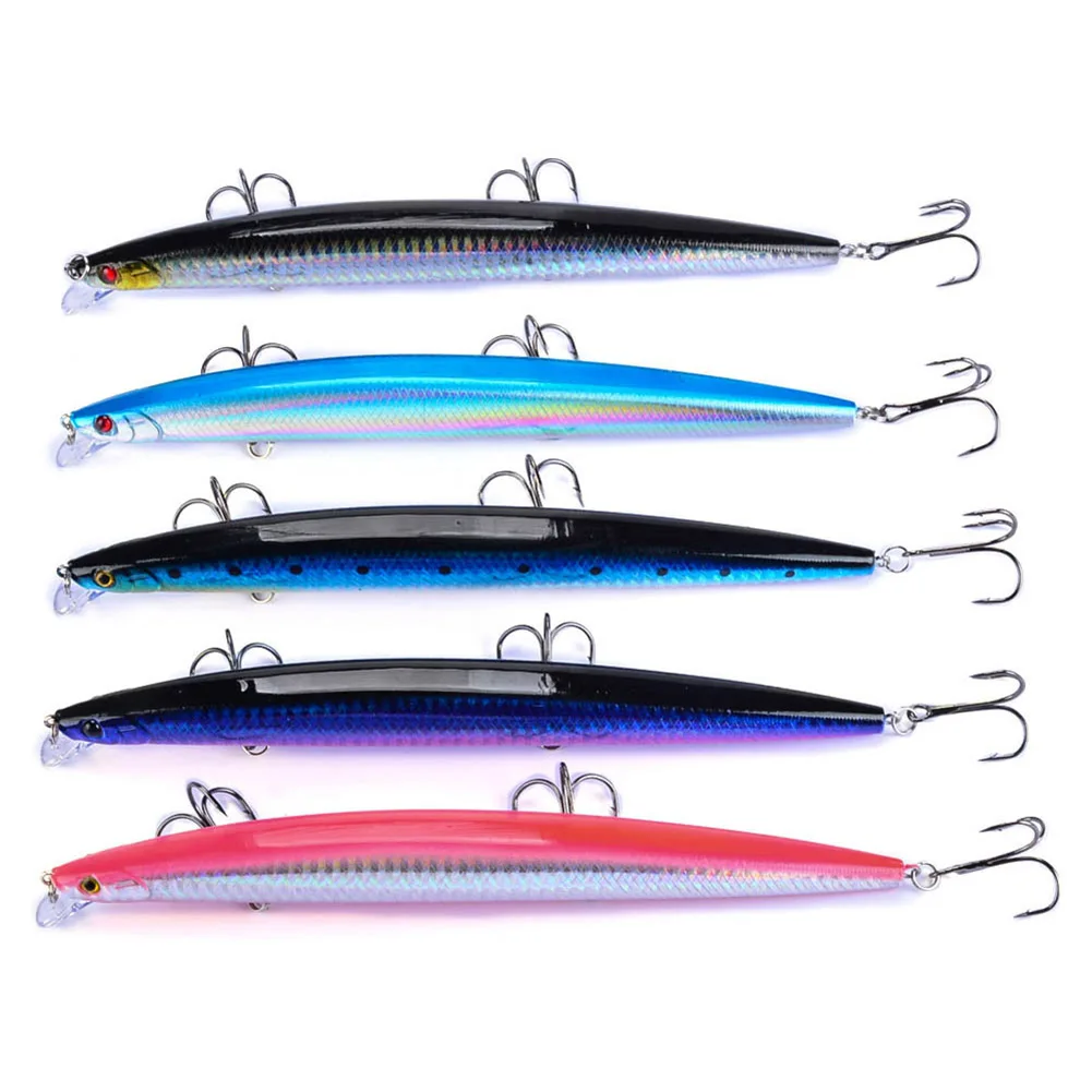 Fishing Lure 1/2Pcs Fishing Lures 18cm/24g Inshore Large Hard Bait Minnow Lures With Anti-oxidation Hooks
Fishing Lure 1/2Pcs Fishing Lures 18cm/24g Inshore Large Hard Bait Minnow Lures With Anti-oxidation Hooks