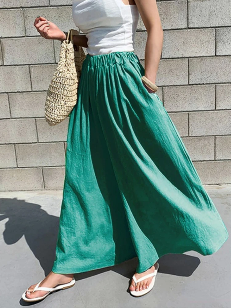 Summer New 2023 Wide-leg Pants Skirt Women Loose Elastic Oversized Fashion Office Lady Long Pants Versatile Streetwear Women
Summer New 2023 Wide-leg Pants Skirt Women Loose Elastic Oversized Fashion Office Lady Long Pants Versatile Streetwear Women