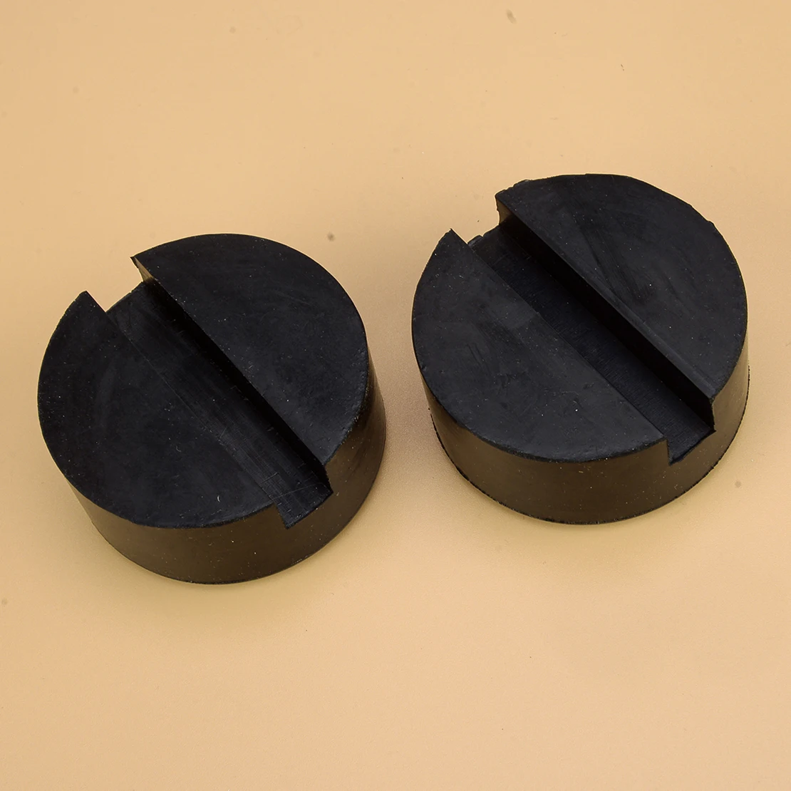 2Pcs Black Car Jack Pad Slotted Stand Lift Adapter Disk Frame Rail Floor Rubber Accessories Fit for Universal
2Pcs Black Car Jack Pad Slotted Stand Lift Adapter Disk Frame Rail Floor Rubber Accessories Fit for Universal