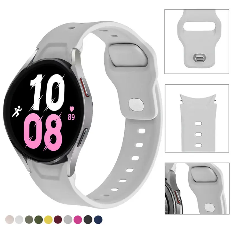 Ремешок силиконовый для смарт-часов Samsung Galaxy Watch 5 Pro 4 Classic, спортивный браслет без зазора для Galaxy Watch 4 44 мм 40 мм, 46 мм 42 мм
Ремешок силиконовый для смарт-часов Samsung Galaxy Watch 5 Pro 4 Classic, спортивный браслет без зазора для Galaxy Watch 4 44 мм 40 мм, 46 мм 42 мм