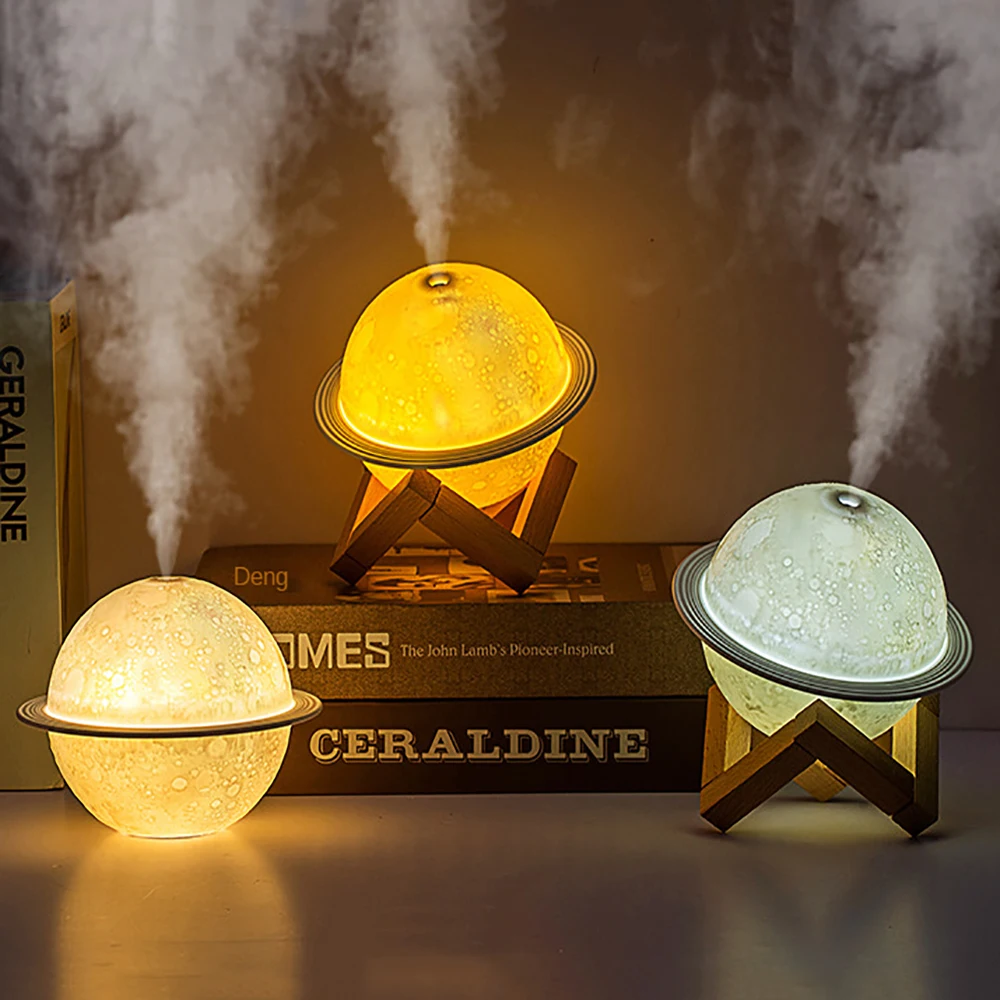 Moon Lamp Humidifier Portable USB Ultrasonic Colorful Night Light LED Moon Desk Light with Wood Stand for Bedroom Living Room
Moon Lamp Humidifier Portable USB Ultrasonic Colorful Night Light LED Moon Desk Light with Wood Stand for Bedroom Living Room