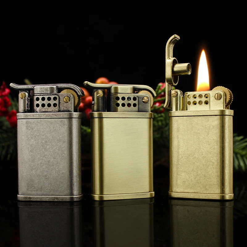 Windproof Kerosene Lighter Metal Floral Pattern Classic Flint Grinding Wheel One Key Ignition Cigarette Lighter Men Smoking Gift
Windproof Kerosene Lighter Metal Floral Pattern Classic Flint Grinding Wheel One Key Ignition Cigarette Lighter Men Smoking Gift