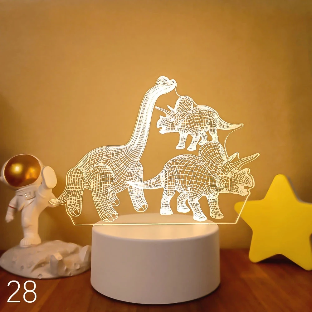 3D LED Night Light Lamp Dinosaur Series 3D Printed Dragon Night light Table Lamps Toys Gift For kid Home Decoration Dropshipping
3D LED Night Light Lamp Dinosaur Series 3D Printed Dragon Night light Table Lamps Toys Gift For kid Home Decoration Dropshipping