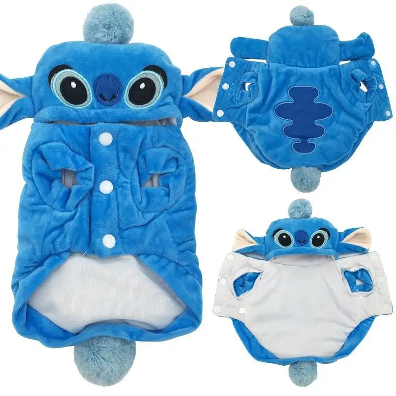 Одежда Miniso Stitch для домашних животных Аниме Kawaii мультфильм модная теплая мягкая удобная прочная плюшевая осень зима дизайн рождественские подарки
Одежда Miniso Stitch для домашних животных Аниме Kawaii мультфильм модная теплая мягкая удобная прочная плюшевая осень зима дизайн рождественские подарки