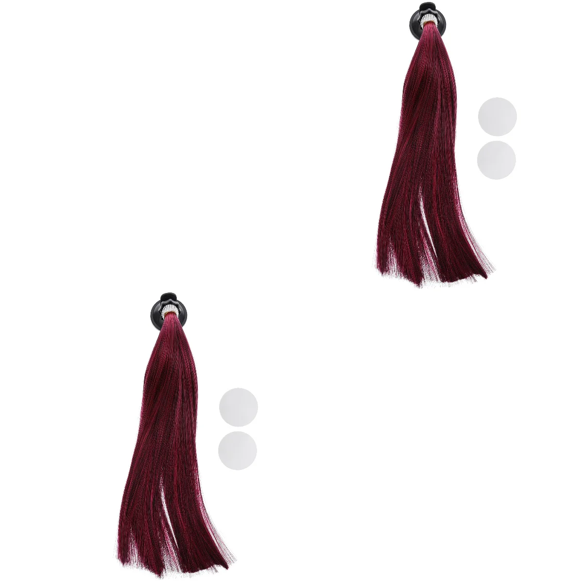 2pcs Helmet Ornament Motorcycle Helmet Wig Decor Helmet Accessories for Man Woman
2pcs Helmet Ornament Motorcycle Helmet Wig Decor Helmet Accessories for Man Woman