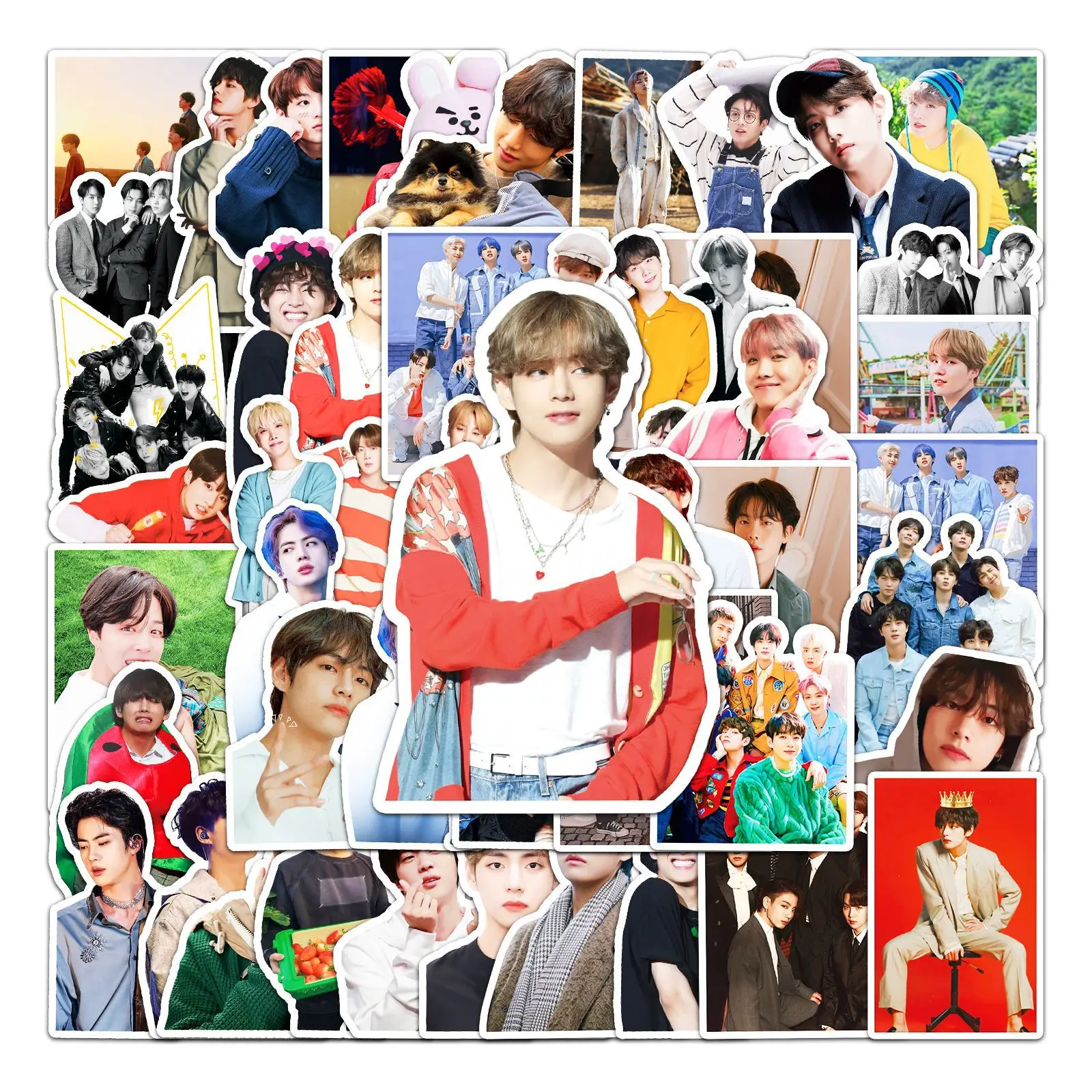 10/50pcs SUGA JIMIN JUNG KOOK V RM JIN JHOPE Stickers Bangtan Boys Notebooks Laptop Decors Kpop Stickers Photocards Scrapbooking
10/50pcs SUGA JIMIN JUNG KOOK V RM JIN JHOPE Stickers Bangtan Boys Notebooks Laptop Decors Kpop Stickers Photocards Scrapbooking