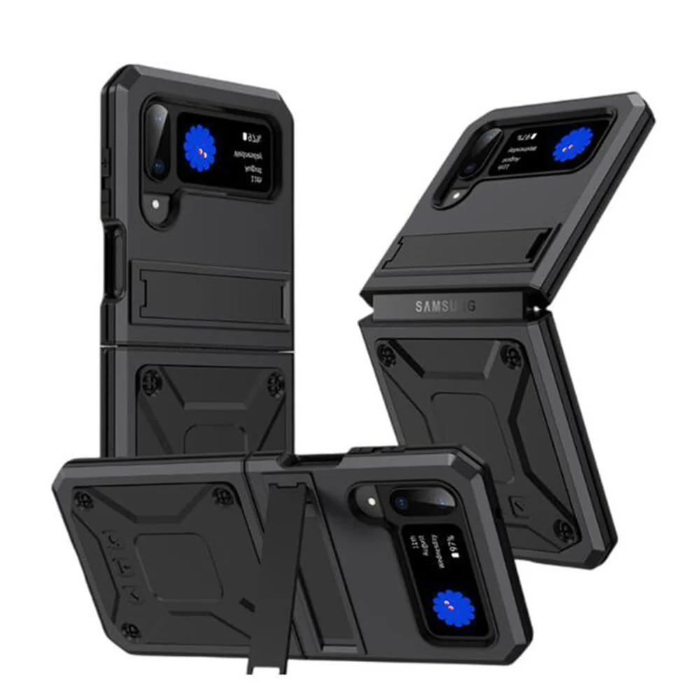 Creative Phone Case Bracket Metal Anti-drop Dustproof Protective Case for Samsung Filp3/4
Creative Phone Case Bracket Metal Anti-drop Dustproof Protective Case for Samsung Filp3/4