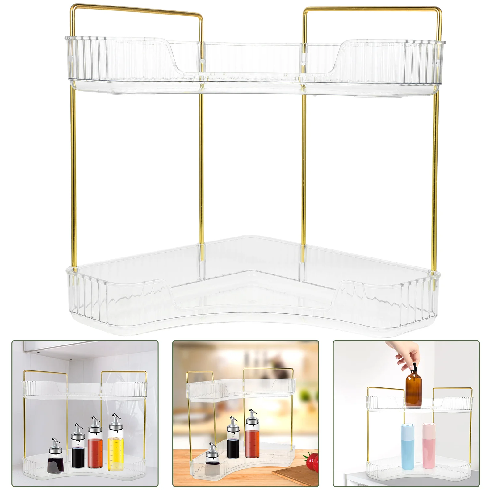 Double Wall Corner Shelf Home Storage Bathroom Counter Organizers Cabinet Kitchen Tray Shower Iron Desk Tiered Rack
Double Wall Corner Shelf Home Storage Bathroom Counter Organizers Cabinet Kitchen Tray Shower Iron Desk Tiered Rack