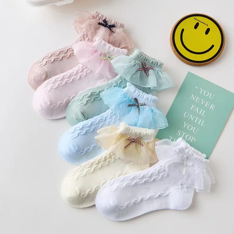 Spanish Style Girl Baby Princess Socks Baby Lace Border Cotton Short Sock Primary Secondary School Children's Bow Dance Socks
Spanish Style Girl Baby Princess Socks Baby Lace Border Cotton Short Sock Primary Secondary School Children's Bow Dance Socks