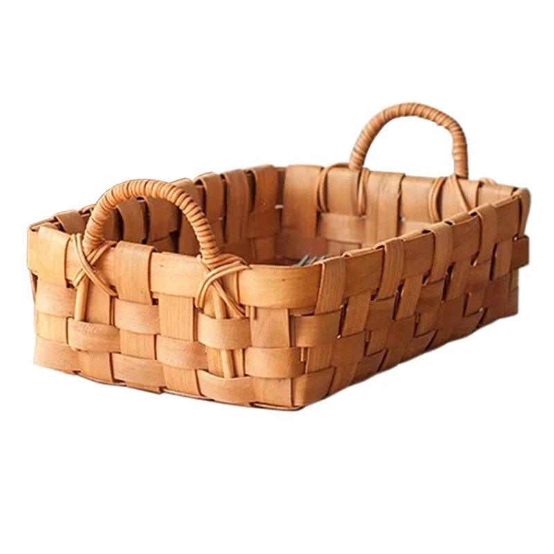 Hand Woven Bread Fruit Basket And Serving Trays For Dining, Coffee Table, Kitchen Counter, With Handle
Hand Woven Bread Fruit Basket And Serving Trays For Dining, Coffee Table, Kitchen Counter, With Handle