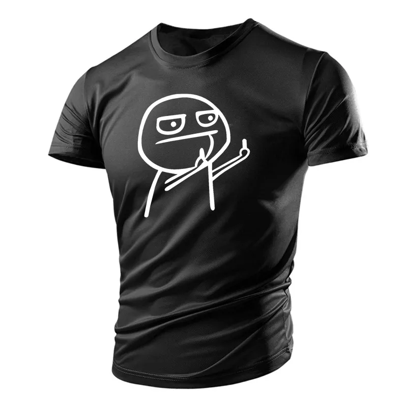 New Summer Men's Sports T-shirt Running Quick-drying Short-sleeved Custom Cool Thin Fitness Breathable Hip-hop Spoof O-neck Top
New Summer Men's Sports T-shirt Running Quick-drying Short-sleeved Custom Cool Thin Fitness Breathable Hip-hop Spoof O-neck Top