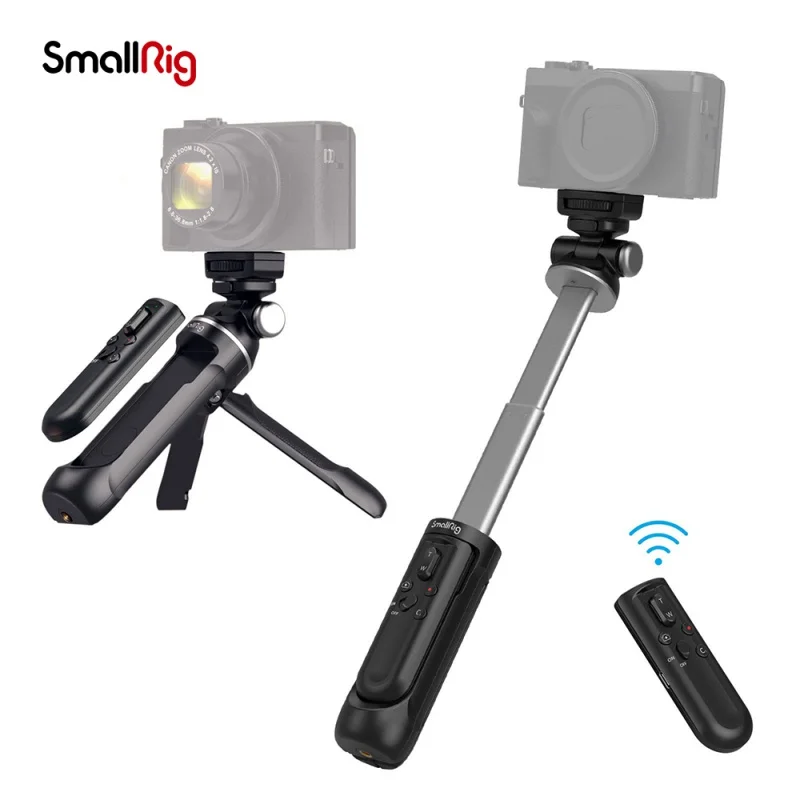 SmallRig Extendable Remote Wireless Camera Shooting Grip Vlogging Tripod Selfie Stick for Sony Canon Photo/Video/Zoom YouTube
SmallRig Extendable Remote Wireless Camera Shooting Grip Vlogging Tripod Selfie Stick for Sony Canon Photo/Video/Zoom YouTube