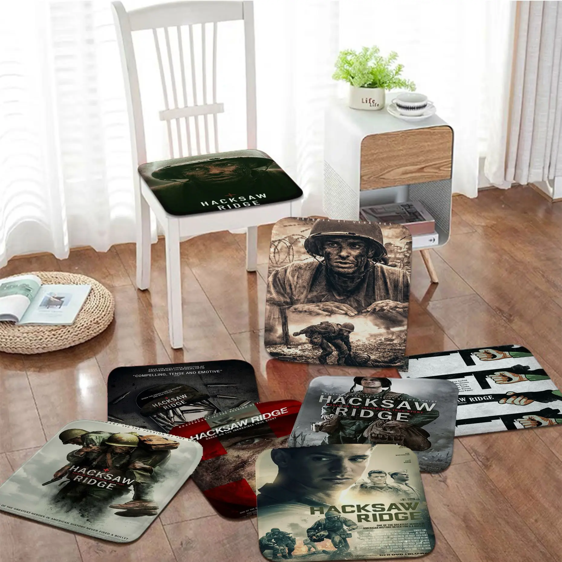 Hacksaw Ridge Tie Rope Chair Cushion Soft Office Car Seat Comfort Breathable 45x45cm Seat Mat
Hacksaw Ridge Tie Rope Chair Cushion Soft Office Car Seat Comfort Breathable 45x45cm Seat Mat