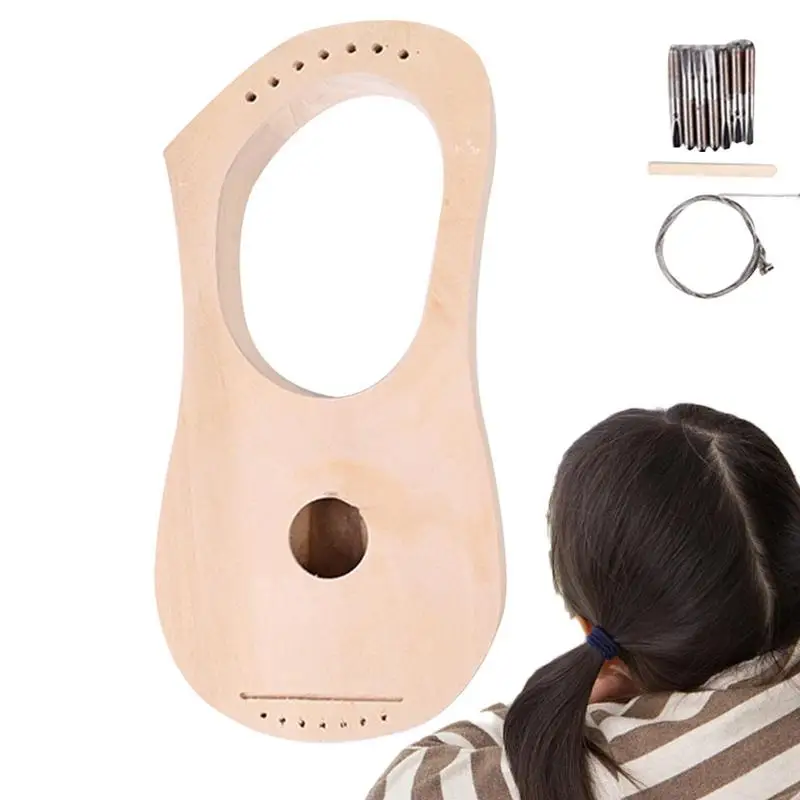 DIY Lyre Harp Beginners String Instrument Making Supplies Portable String Instrument Making Kit For Children Interactive Lyre
DIY Lyre Harp Beginners String Instrument Making Supplies Portable String Instrument Making Kit For Children Interactive Lyre