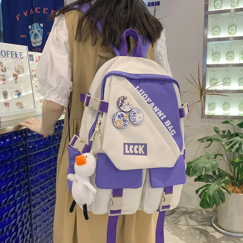Fashion Nylon Backpacks for Women 2022 Canvas Bookbag Shoulder Rucksack Japanese College Student School Bag Feminina Mochila
Fashion Nylon Backpacks for Women 2022 Canvas Bookbag Shoulder Rucksack Japanese College Student School Bag Feminina Mochila