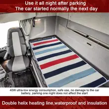 Car Electric Heated Blanket Thermostat Heating Blanket Body Heat Carpet Travel For Winter Cold Weather Energy Saving Warm