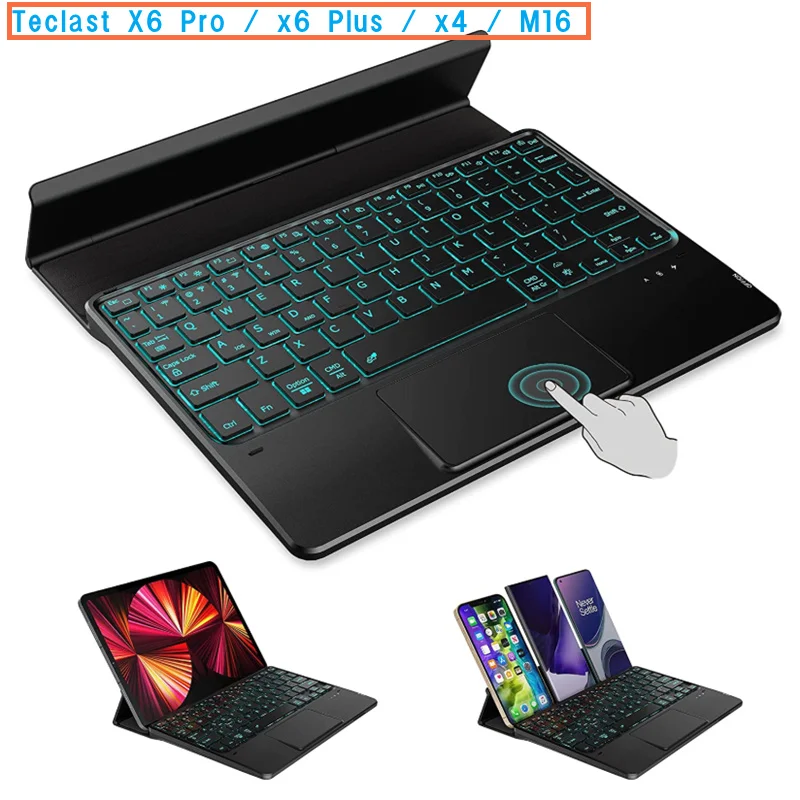 TouchPad Bluetooth backlight keyboard for tablet Teclast M16 X4 X6 Pro X6 Plus CE Genuine Limited Free shipping
TouchPad Bluetooth backlight keyboard for tablet Teclast M16 X4 X6 Pro X6 Plus CE Genuine Limited Free shipping