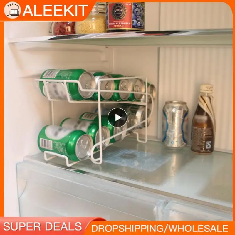 Wrought Iron Can Storage Holder Wrought Iron Refrigerator Rack Double-layer Household Cans Container Kitchen Sundries Organizer
Wrought Iron Can Storage Holder Wrought Iron Refrigerator Rack Double-layer Household Cans Container Kitchen Sundries Organizer