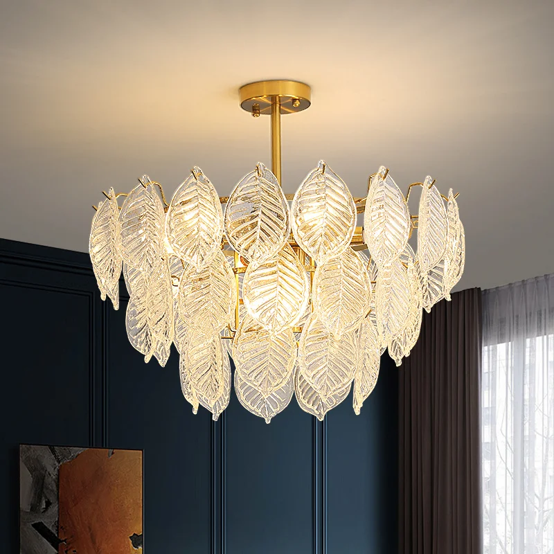 Modern Ceiling Chandelier For Dining Room Leaf Glass Lampshade Hanging Lamp Living Room Pendant Light Suspension Design Fixture
Modern Ceiling Chandelier For Dining Room Leaf Glass Lampshade Hanging Lamp Living Room Pendant Light Suspension Design Fixture