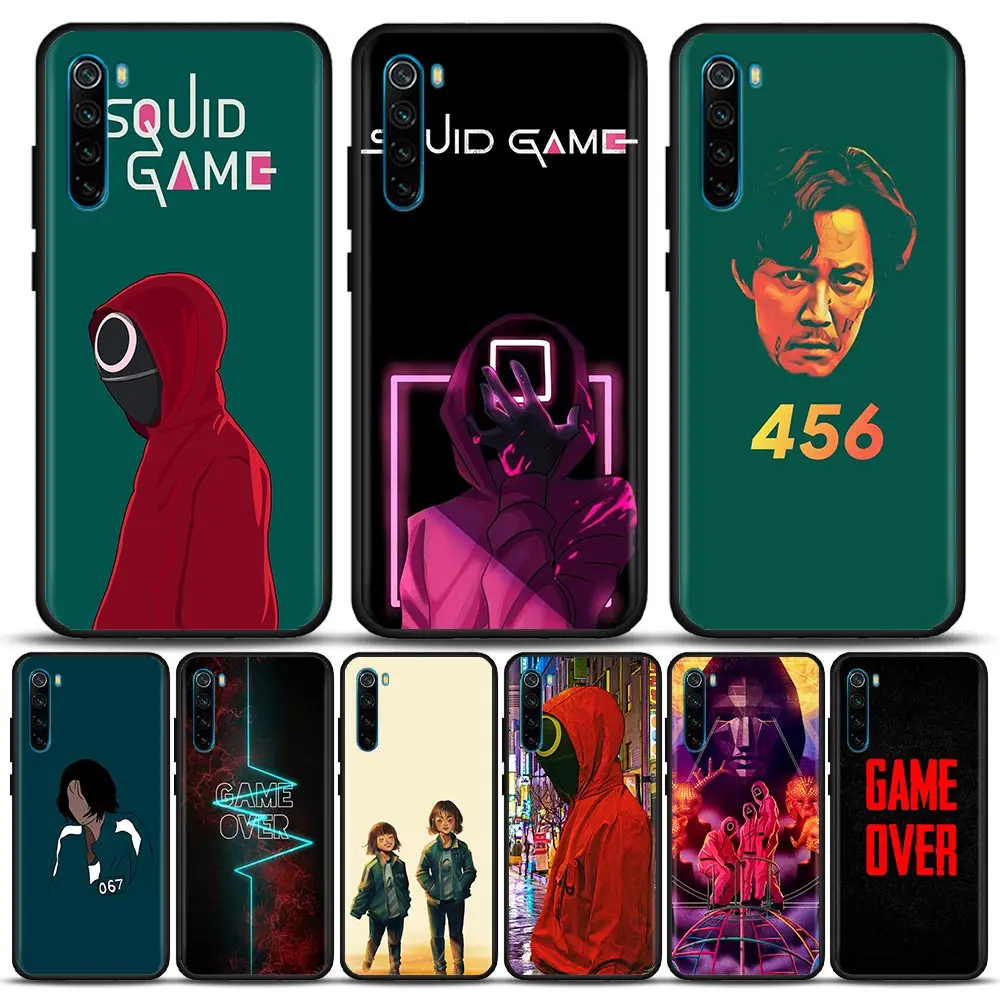 Phone Case for Redmi 6 6A 7 7A 8 8A 9 9A 9C 9T 10 10C K40 K40S K50 Pro Plus Silicone Case Cover Squid Game Over
Phone Case for Redmi 6 6A 7 7A 8 8A 9 9A 9C 9T 10 10C K40 K40S K50 Pro Plus Silicone Case Cover Squid Game Over